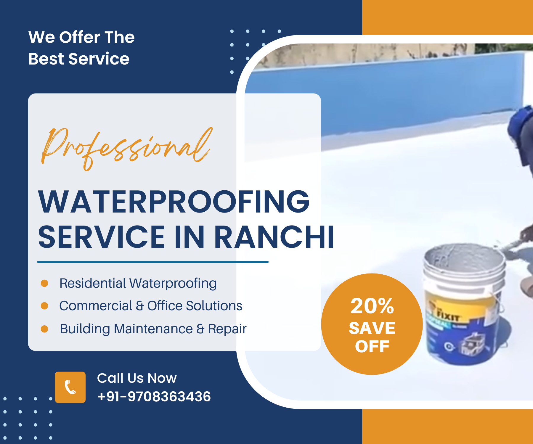 waterprooging service in ranchi